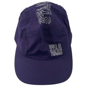 Disney Parks Star Wars 5 Panel Athletic Hat Cap Adult Size Adjustable Purple